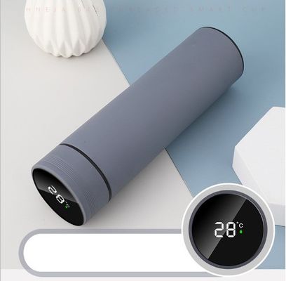 Termos customizados normais de 500 ml com display de temperatura digital inteligente e design à prova de vazamento