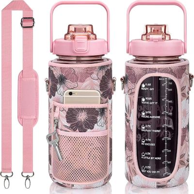 Desempenho de isolamento térmico Nenhuma garrafa de água de 2000 ml com manga e correia de neoprene