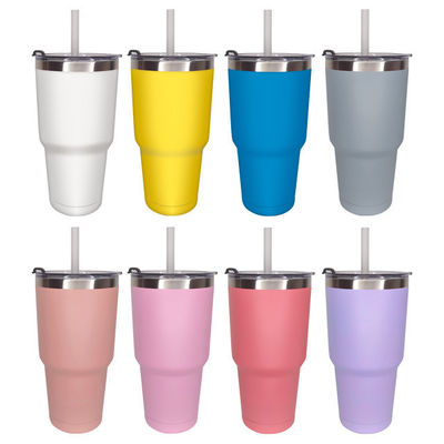 Modern Design 30oz Tubler de aço inoxidável de parede dupla para escritório/carro/casa