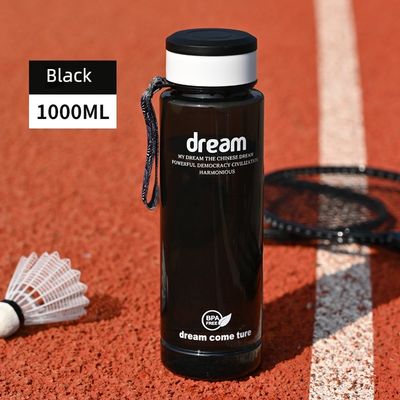 Beber Directo 1L Frigorífico Eco-Friendly Fitness Sport BPA livre garrafa portátil com marca de capacidade
