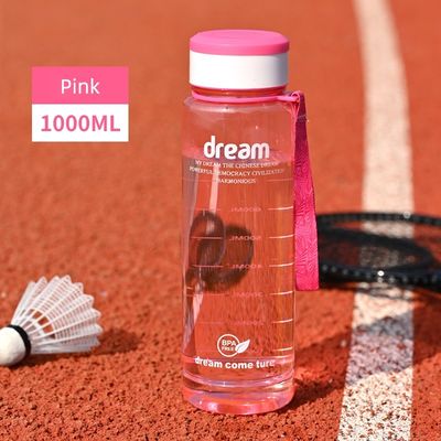 Beber Directo 1L Frigorífico Eco-Friendly Fitness Sport BPA livre garrafa portátil com marca de capacidade