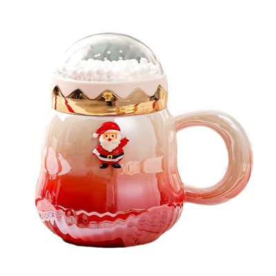 Gradient Color Ceramic Gift Boxed Mugs 2023 O mais novo design para acessórios de Natal
