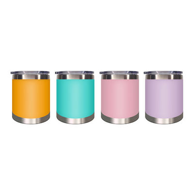 Taças de viagem com taça de café de vácuo durável e alça revestida de pó para tumbler estocado