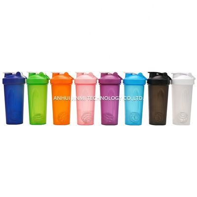 400ml/600ml Protein Fitness Gym Garrafa de água com bola de aço inoxidável e cor personalizada