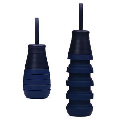 500 ml de garrafa de silicone dobrável para bebidas escola BPA grátis lindo presente para atividades ao ar livre