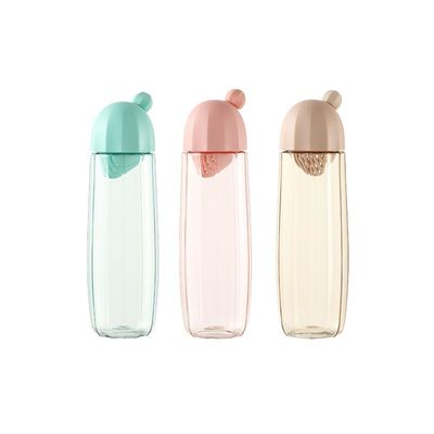 Alunos Outdoor Chaleira Portátil com separador de chá e taça de plástico de cor personalizada