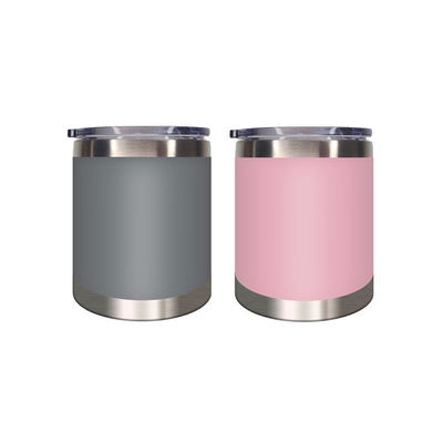 Taças de vinho isoladas de aço inoxidável de parede dupla 12 oz