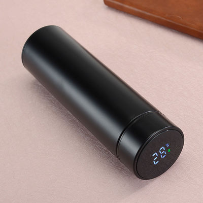 Não invertido estilo clássico 500 ml termo-vácuo frasco de termo com LED display de temperatura