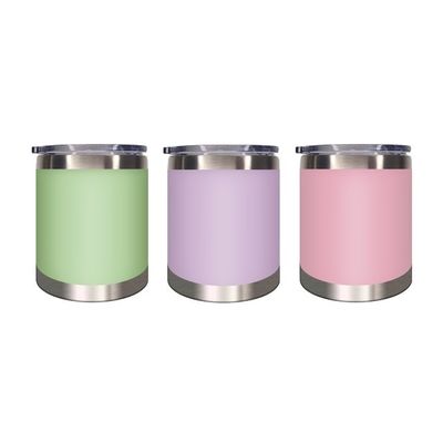 Taças de vinho isoladas de aço inoxidável de parede dupla 12 oz