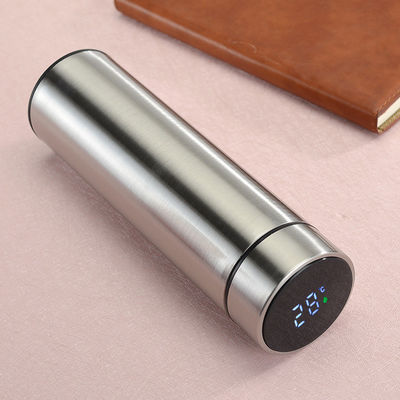 Não invertido estilo clássico 500 ml termo-vácuo frasco de termo com LED display de temperatura