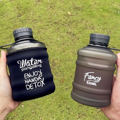 Bebida direta 650ml Logotipo personalizado Sport Tumbler portátil com manilha design bonito