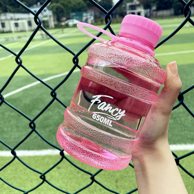 Bebida direta 650ml Logotipo personalizado Sport Tumbler portátil com manilha design bonito