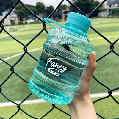 Bebida direta 650ml Logotipo personalizado Sport Tumbler portátil com manilha design bonito