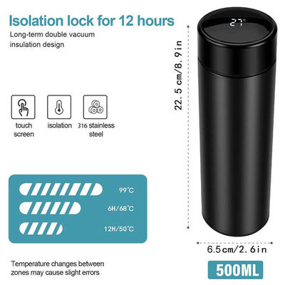 Todas as Pessoas Aplicáveis 17oz 500ml Bottle de Água Isolada de Aço Inoxidável