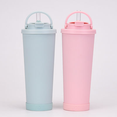 Reutilizavel de aço inoxidável caneca de café de viagem com tampa logotipo personalizado aceitável