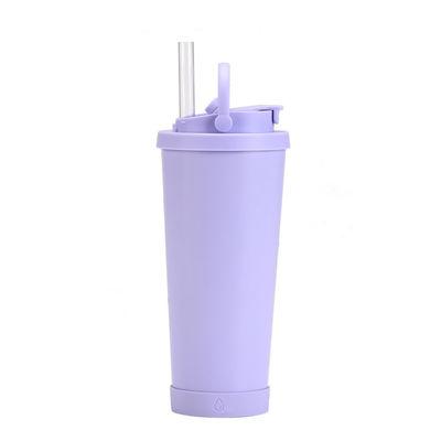 Reutilizavel de aço inoxidável caneca de café de viagem com tampa logotipo personalizado aceitável