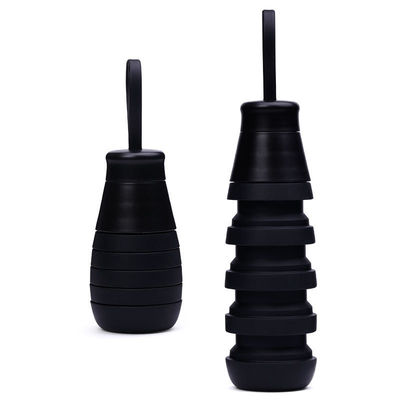 Muito bem-vindo OEM/ODM 500ml garrafas de silicone Logotipo personalizado para copo de água portátil