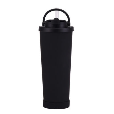 Taça de café de viagem de aço inoxidável isolado a vácuo multicolor com tampão