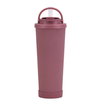 Taça de café de viagem de aço inoxidável isolado a vácuo multicolor com tampão