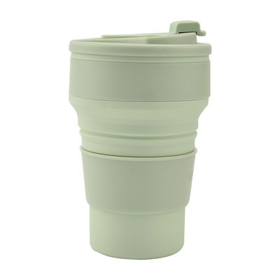Copo de silicone dobrável 350 ml 500 ml livre de BPA viagens modernas ao ar livre acampamento caminhadas caneca de água