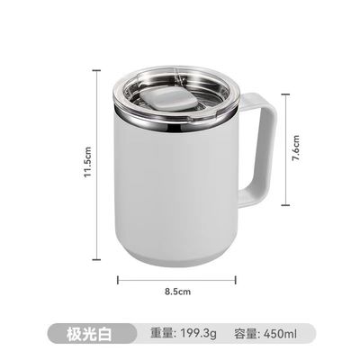 450 ml de aço inoxidável de parede dupla de vácuo isolado de viagem térmica tumbler com alça personalizada