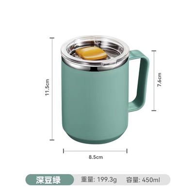 450 ml de aço inoxidável de parede dupla de vácuo isolado de viagem térmica tumbler com alça personalizada