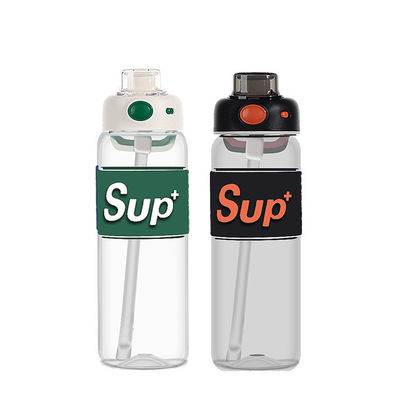 Garrafas de água de 650 ml e 780 ml de capacidade Cool Design Slim com conjunto de tampa de 2 vias