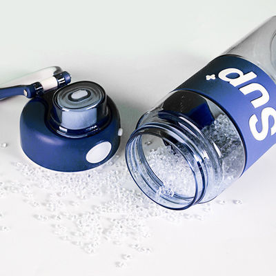 Garrafas de água de 650 ml e 780 ml de capacidade Cool Design Slim com conjunto de tampa de 2 vias