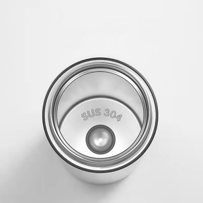 450ml Capacidade Display de temperatura personalizado Thermos de chá magro Garrafa de água para banheiro