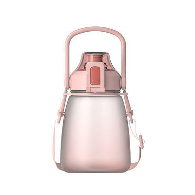 Acessórios HANDGRIP Bottle de água de plástico para desporto com tampa e palha