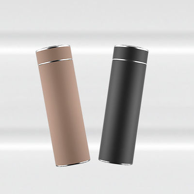 Bottle de água isolada de aço inoxidável simples com exibição de temperatura única