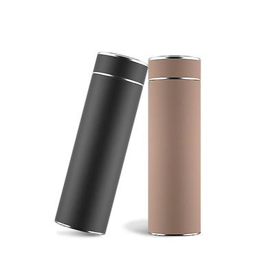 Bottle de água isolada de aço inoxidável simples com exibição de temperatura única