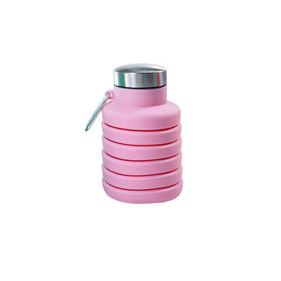 Estilo de Design Contemporâneo 500ml BPA Flasca de Água de Silicone dobrável livre para esportes ao ar livre