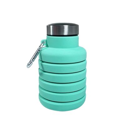 Design Contemporâneo 500ml Fota de Água de Silicona dobrável para viagens Unisex Gym Sports