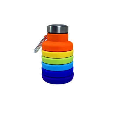 Garrafa de água à prova de vazamento de 500 ml Garrafa de bebida personalizada livre de BPA para crianças