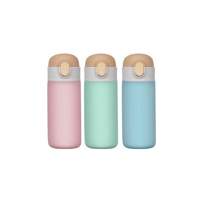 16oz Flasco Infantil à prova de vazamento Estilo Desportivo Moderno Garrafa de Água Isulada com Palha