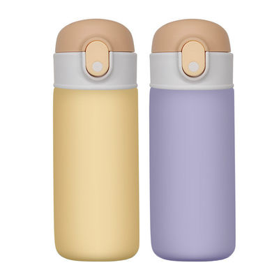 16oz Flasco Infantil à prova de vazamento Estilo Desportivo Moderno Garrafa de Água Isulada com Palha
