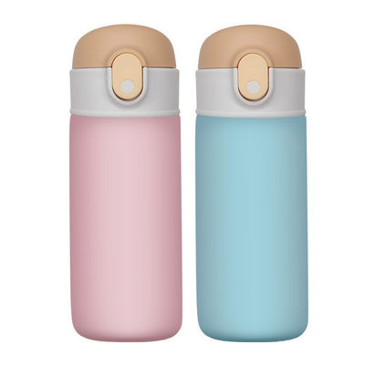 16oz Flasco Infantil à prova de vazamento Estilo Desportivo Moderno Garrafa de Água Isulada com Palha