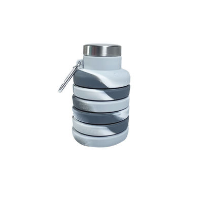 500 ml Fota de água de silicone dobrável para viagens ginásio desporto BPA livre safe cup estudante