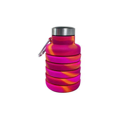 500 ml Fota de água de silicone dobrável para viagens ginásio desporto BPA livre safe cup estudante