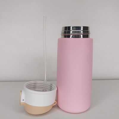 16oz Flasca esportiva para crianças Flasca de vácuo isolado Termos com PP/Silicone de qualidade alimentar