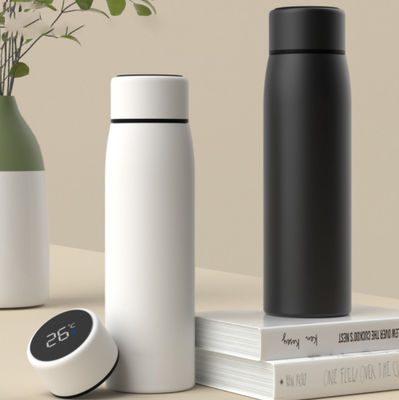 380ml Taça de vácuo Metal Bottle de água isolada com display de temperatura e isolamento