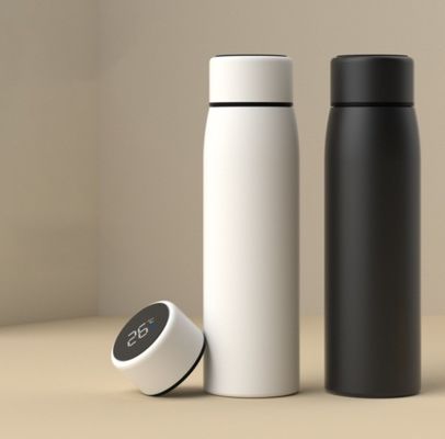 380ml Taça de vácuo Metal Bottle de água isolada com display de temperatura e isolamento
