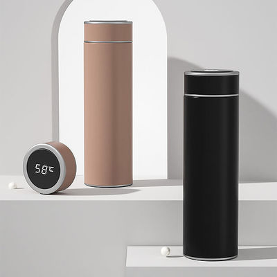 Acero inoxidável Display inteligente de temperatura garrafa de água isolado frasco para casa