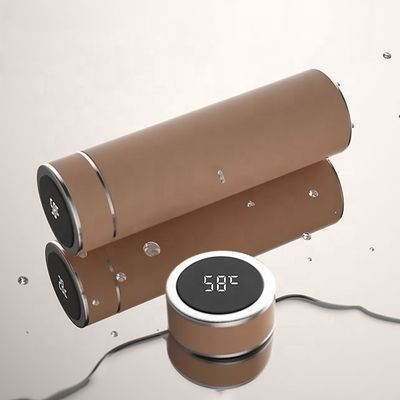Acero inoxidável Display inteligente de temperatura garrafa de água isolado frasco para casa