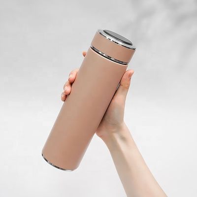 Acero inoxidável Display inteligente de temperatura garrafa de água isolado frasco para casa