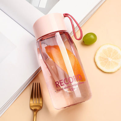 Logotipo personalizado aceitável 380ml Leite suco de chá garrafa de água potável para comercialização