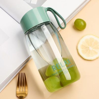 Logotipo personalizado aceitável 380ml Leite suco de chá garrafa de água potável para comercialização