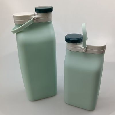 Logotipo personalizado garrafa de água de silicone dobrável perfeita para presentes de negócios
