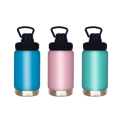 304 de aço inoxidável portátil de design personalizado simples porta exterior de vácuo garrafa esportiva